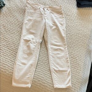 Athleta Cream Jeans